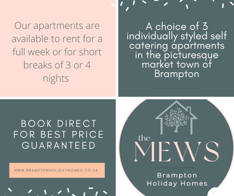 Brampton Holiday Homes - The Mews Apartment 외부 사진